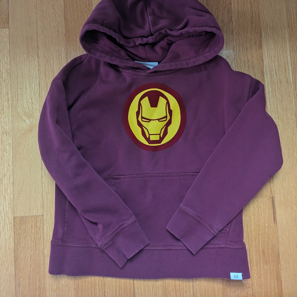 GAP Marvel Burgundy Hoodie